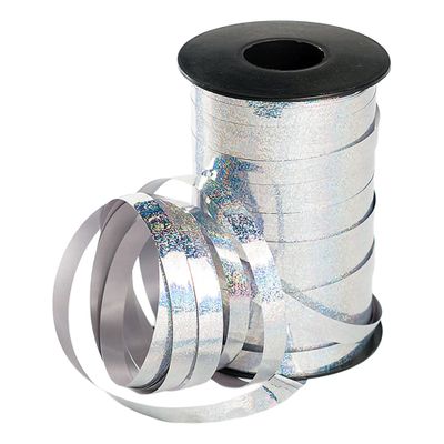 Ballongsnöre Glitter Silver - 250 m x 10 mm