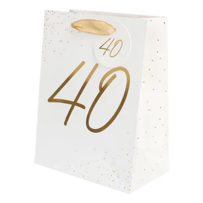 Presentpåse 40 Guld
