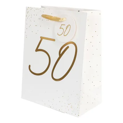 Presentpåse 50 Guld