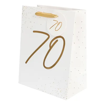 Presentpåse 70 Guld