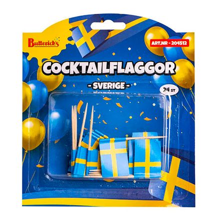 Cocktailflagg Sverige | Partyking