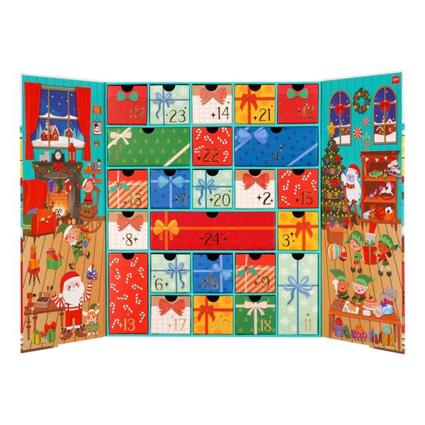Legami Santa Legami Adventskalender Santa's Workshop | Partyking