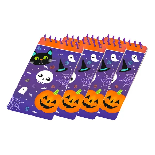 Anteckningsblock Mini Halloween Friends - 4-pack