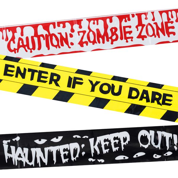 Avspärrningsband Halloween - 3-pack