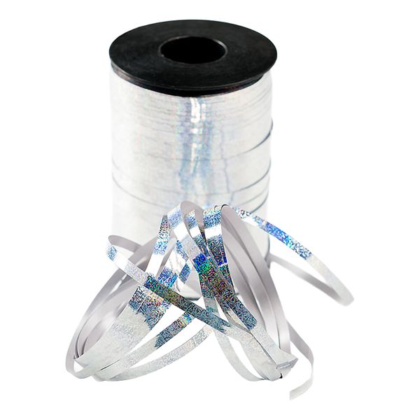 Ballongsnöre Glitter Silver - 500 m x 4.8 mm