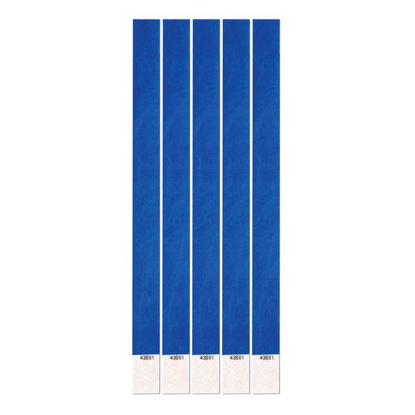 Entréarmband Blå - 100-pack