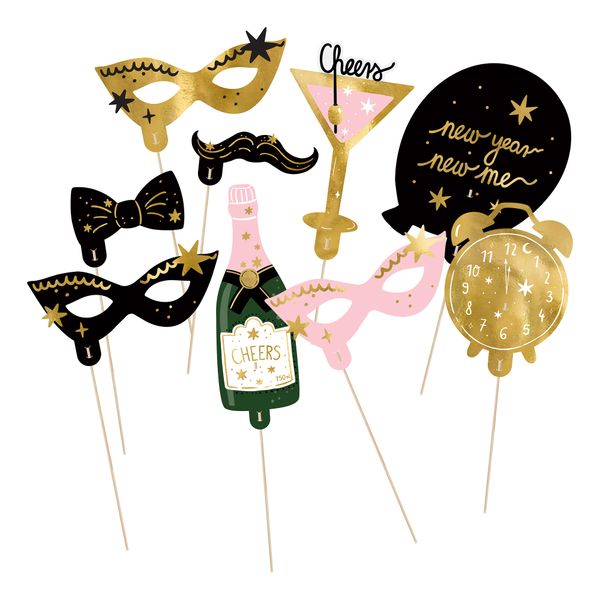 Fotoprops New Year - 9-pack