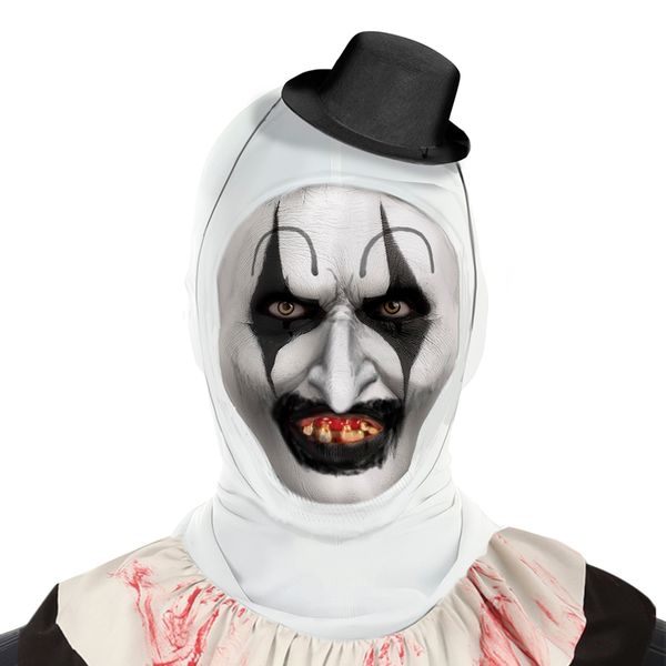 Läskig Clown Kit med Smink - One size