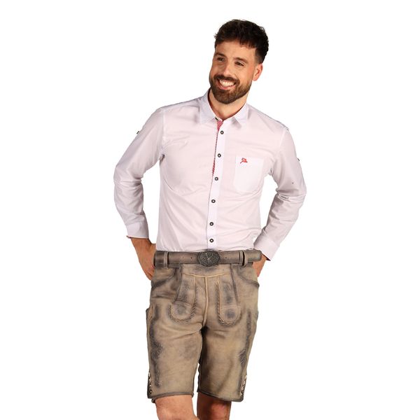 Oktoberfest Lederhosen Shorts Super Deluxe Beige Vintage
