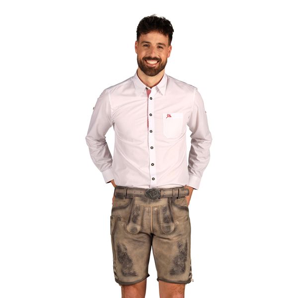 Oktoberfest Lederhosen Shorts Super Deluxe Vintage Beige