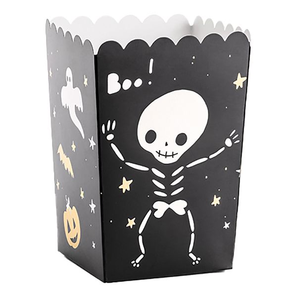 Popcornbägare Spöke BOO - 6-pack