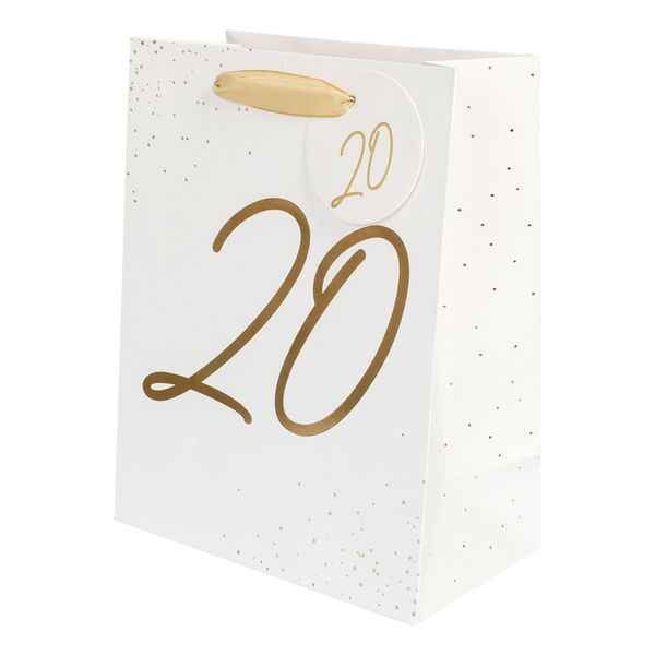 Presentpåse 20 Guld
