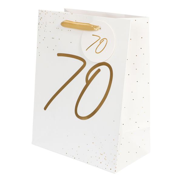 Presentpåse 70 Guld