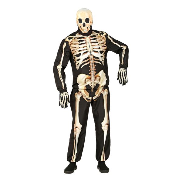 Skelett Tracksuit Maskeraddräkt