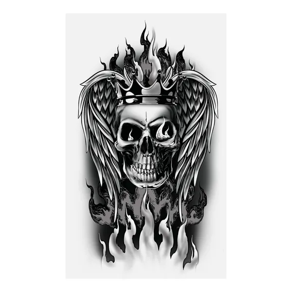 Tatuering Dödskalle