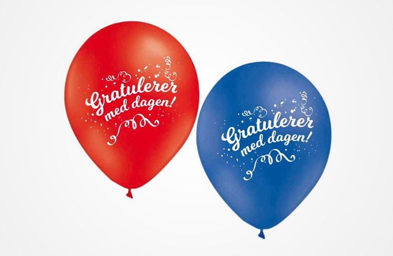 Ballonger og flag!