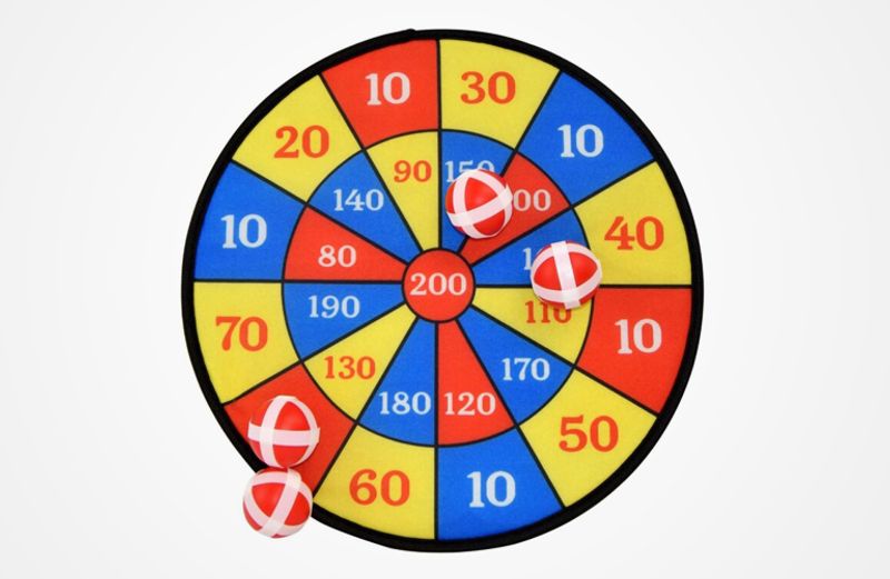 Dart med Velcroskive