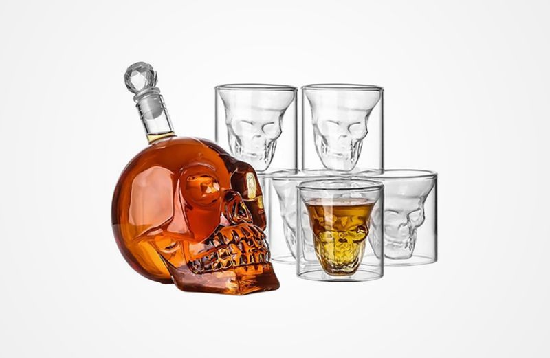 Kraniekaraffel med Glas