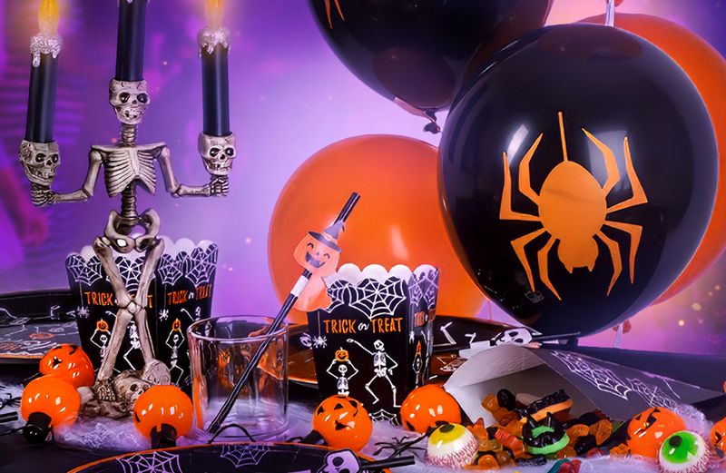 Halloweenkalas med alla vänner