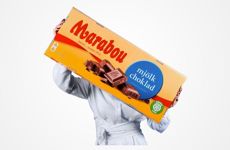Gigantisk Marabou Sjokolade