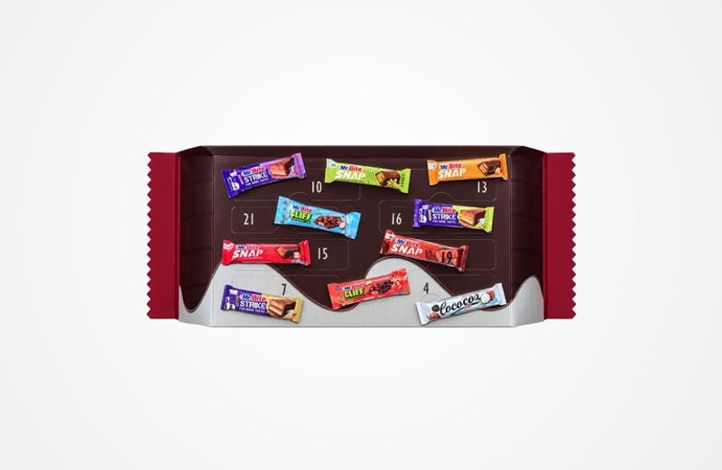 Mr Bite Chokladbars Adventskalender