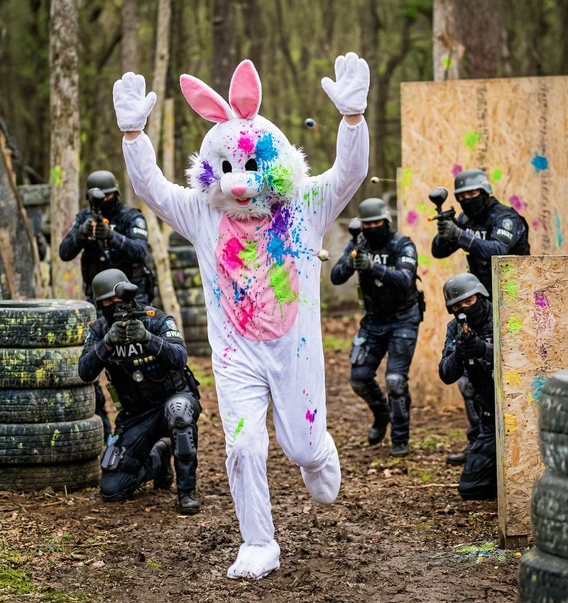 Paintball med utklädnad