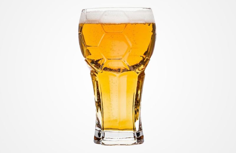 Fotbollsformat Ölglas