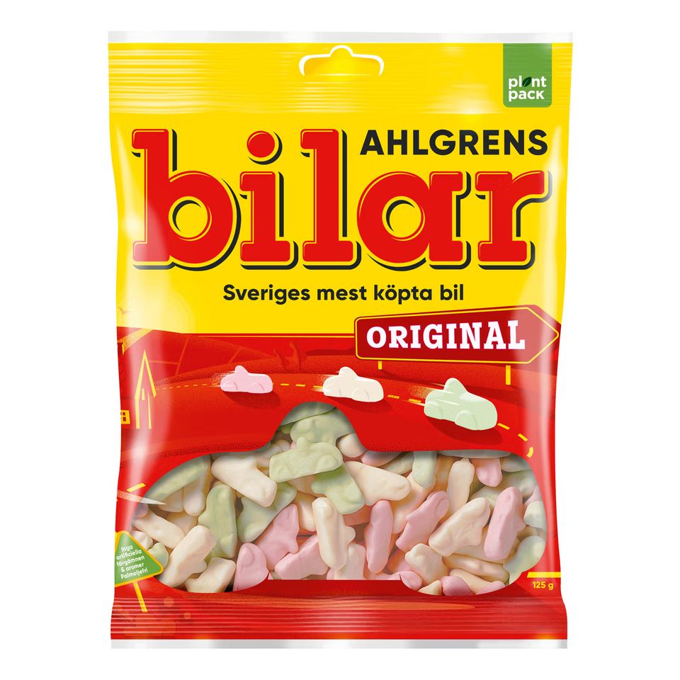 Ahlgrens Bilar Original - 125 g från ERT Godis Singel