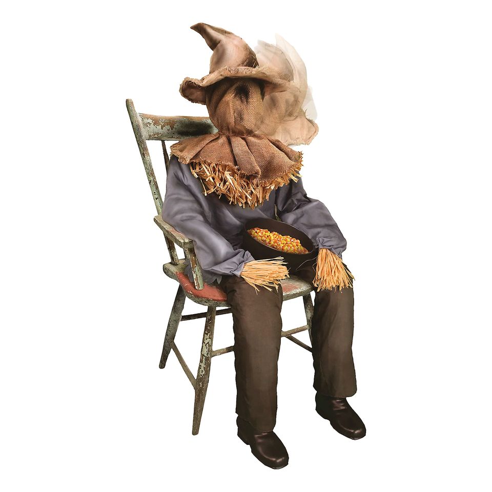 Sittande Fågelskrämma Animerad Prop från Butterick's AB