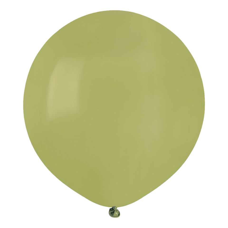 Ballonger Olivgrön Runda Stora från Ballongkungen
