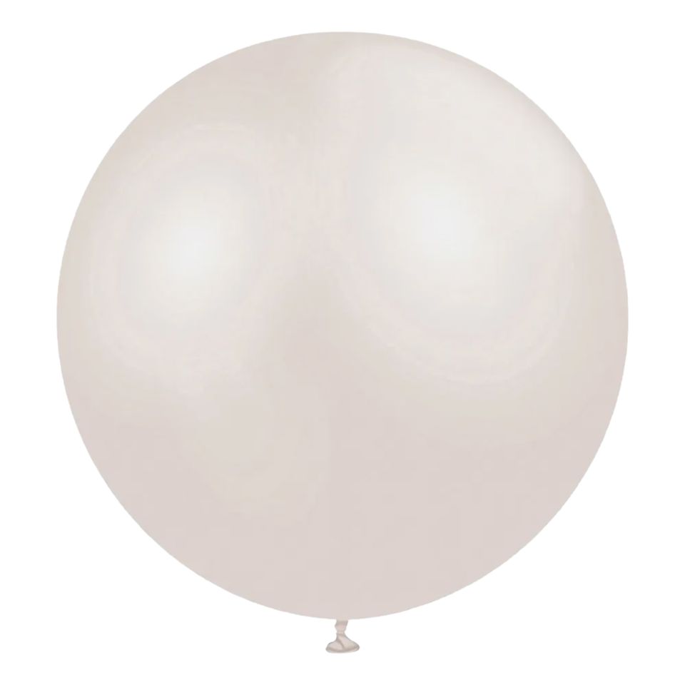 Ballonger Professional Gigantiska Aura Beige Cream - 2-pack från Ballongkungen