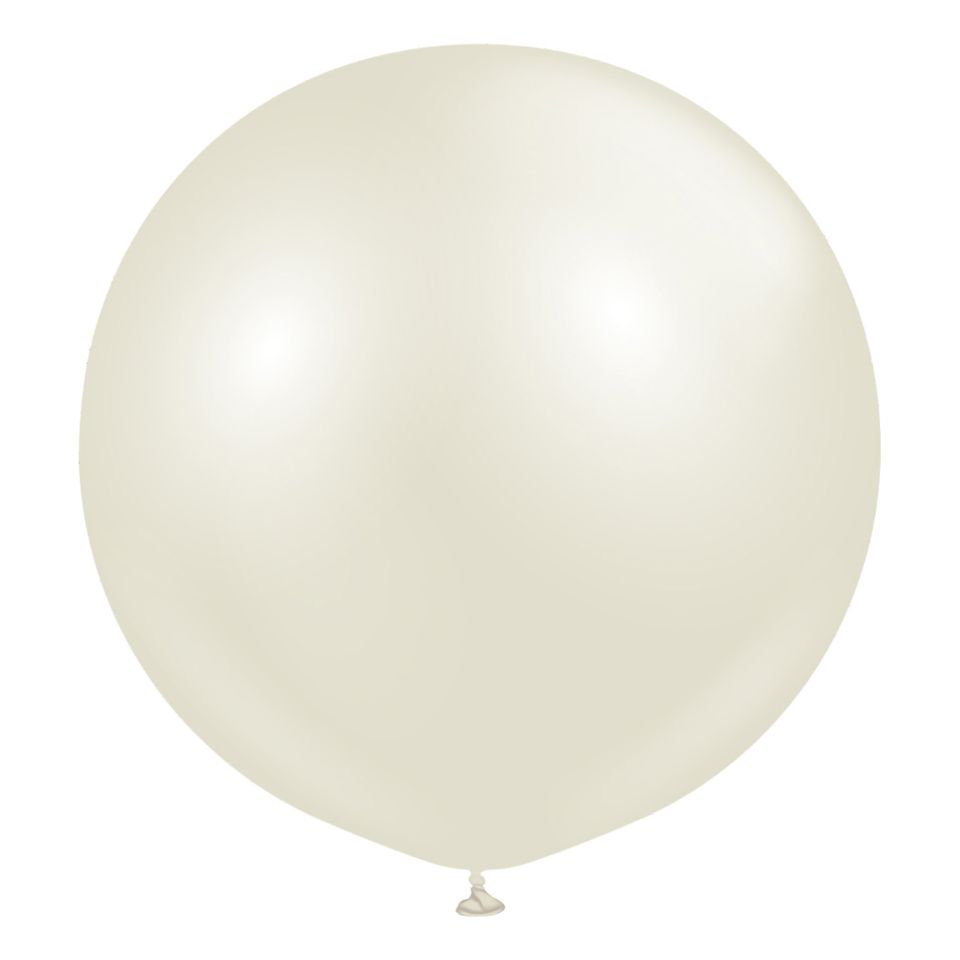 Ballonger Professional Superstora Aura Ivory White - 2-pack från Ballongkungen