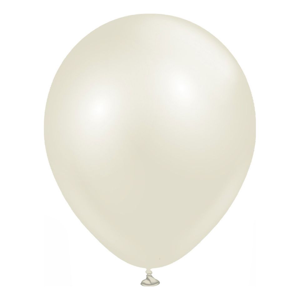 Ballonger Professional Stora Aura Ivory White från Ballongkungen