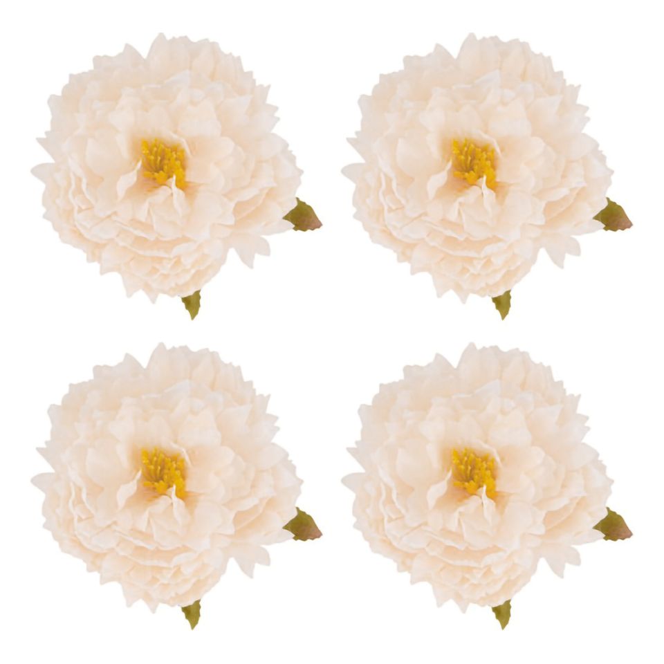 Bordsdekorationer Pioner Almond - 4-pack från CHAKS