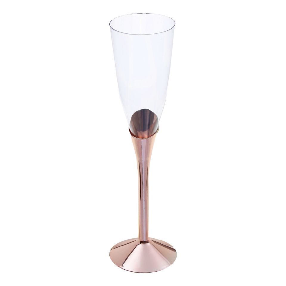 Champagneglas med Fot Roséguld - 6-pack från Santex
