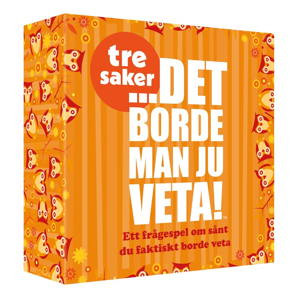 Det borde man ju veta! Tre saker Frågespel från Kylskåpspoesi