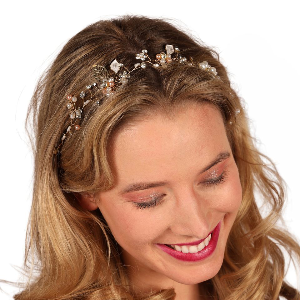 Dirndl Hårband med Pärlor Deluxe från Thetru B.V.