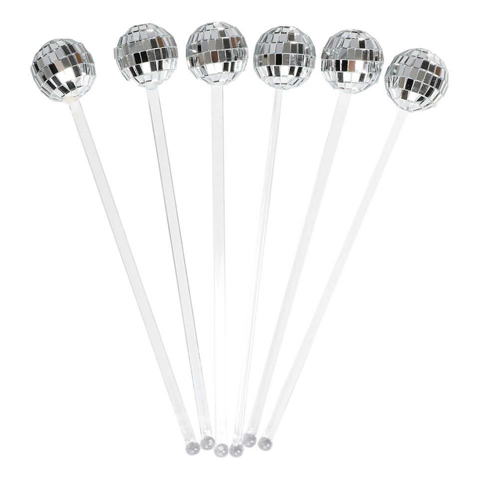 Drinkpinnar Discokulor - 6-pack från Hisab/Joker