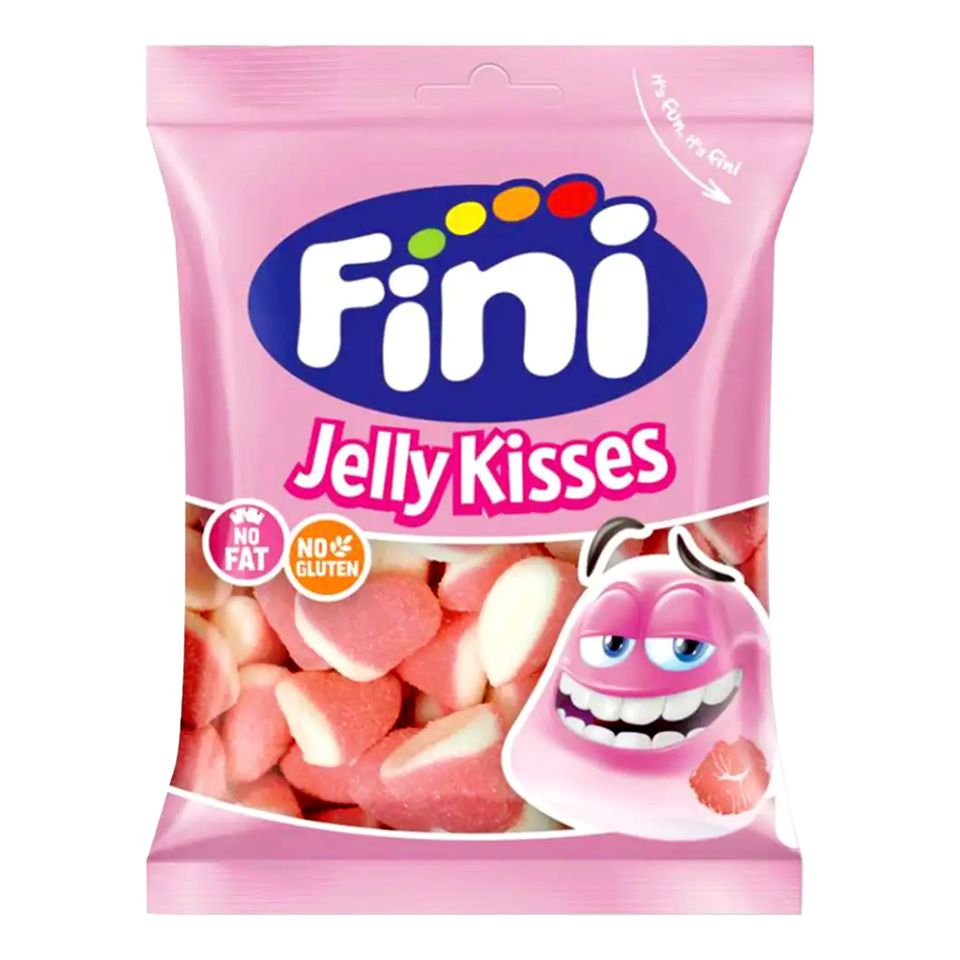 Fini Jelly Kisses - 75 g från ERT Godis Singel