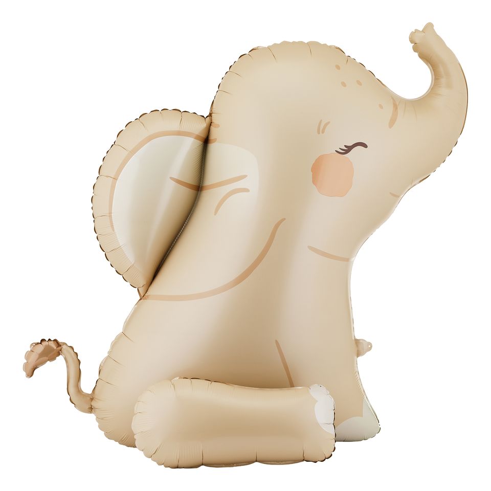 Folieballong Sittande Elefant från PartyDeco