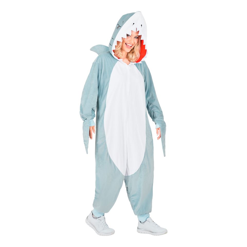 Haj Onesie Maskeraddräkt från Widmann