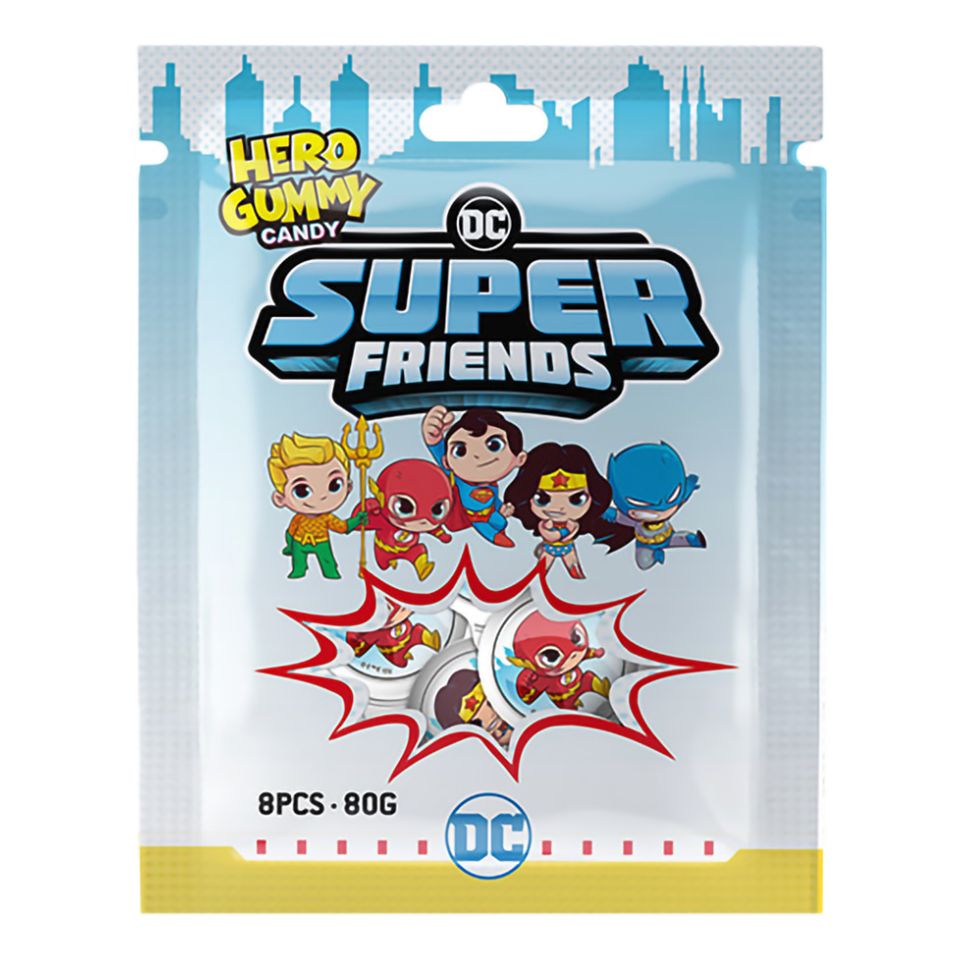 Hero Gummy Super Friends - 80 g från ERT Godis Singel