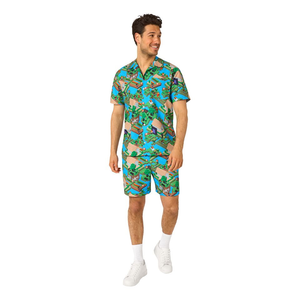 OppoSuits Minecraft Overworld Shorts Kostym från Oppo Merchandise Group