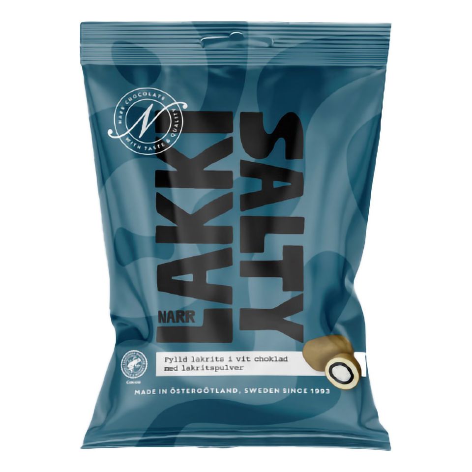 Narr Lakki Salty - 100 g från ERT Godis Singel