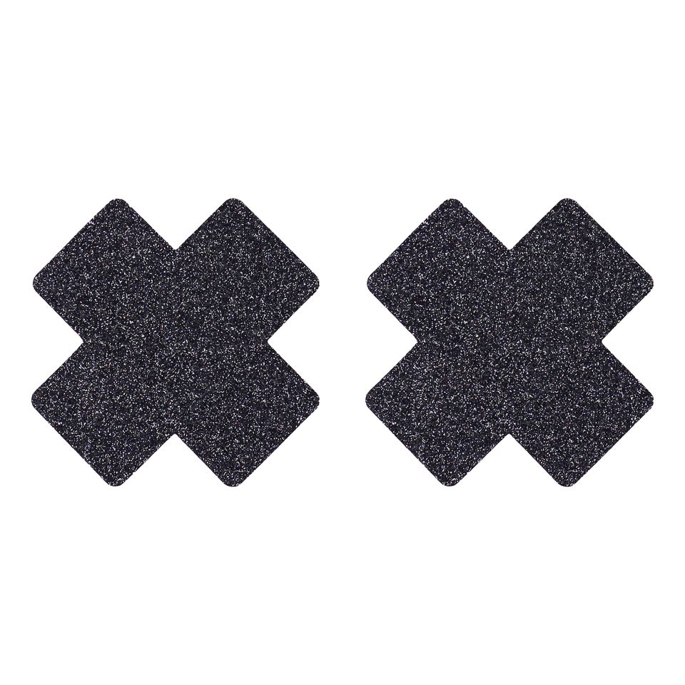 Nipple Covers Kors Svarta Glitter från ESPA