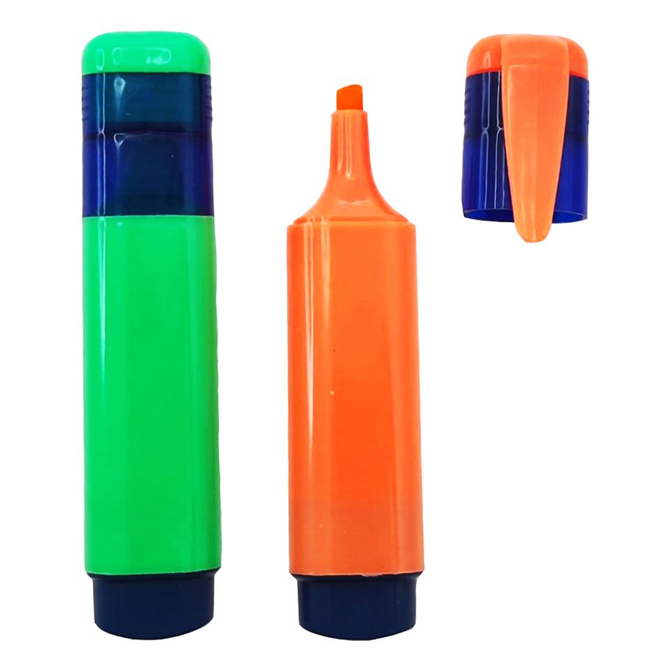 Överstrykningspennor Neon Highlighter - 2-pack från Dynäs Import