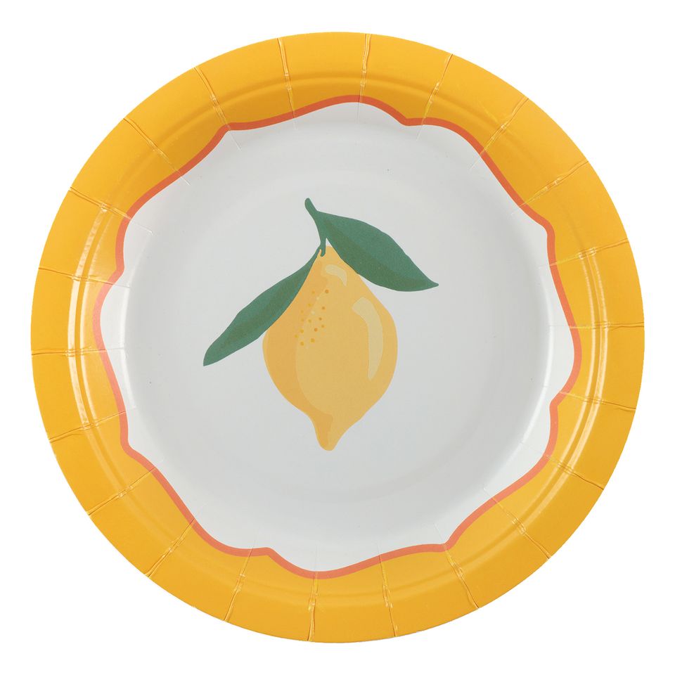 Pappersassietter Citron - 6-pack från Santex
