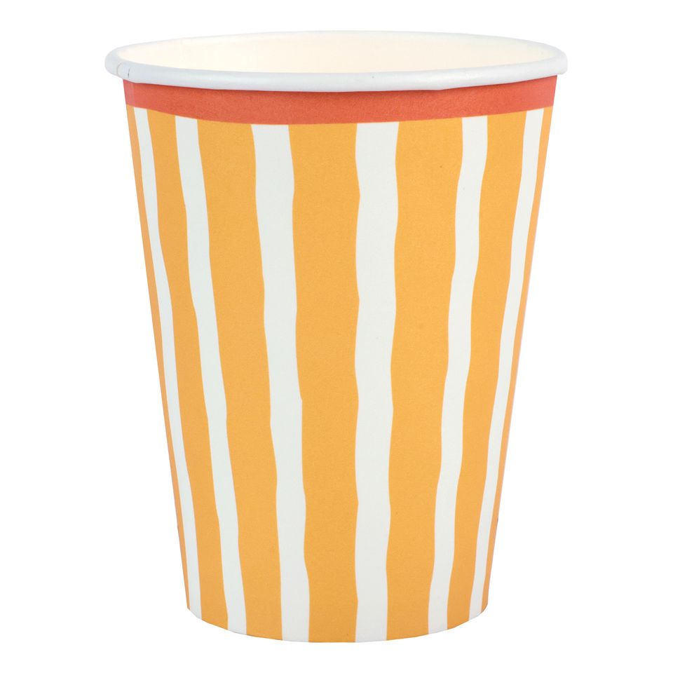 Pappersmuggar Gul/Orange - 6-pack från Santex