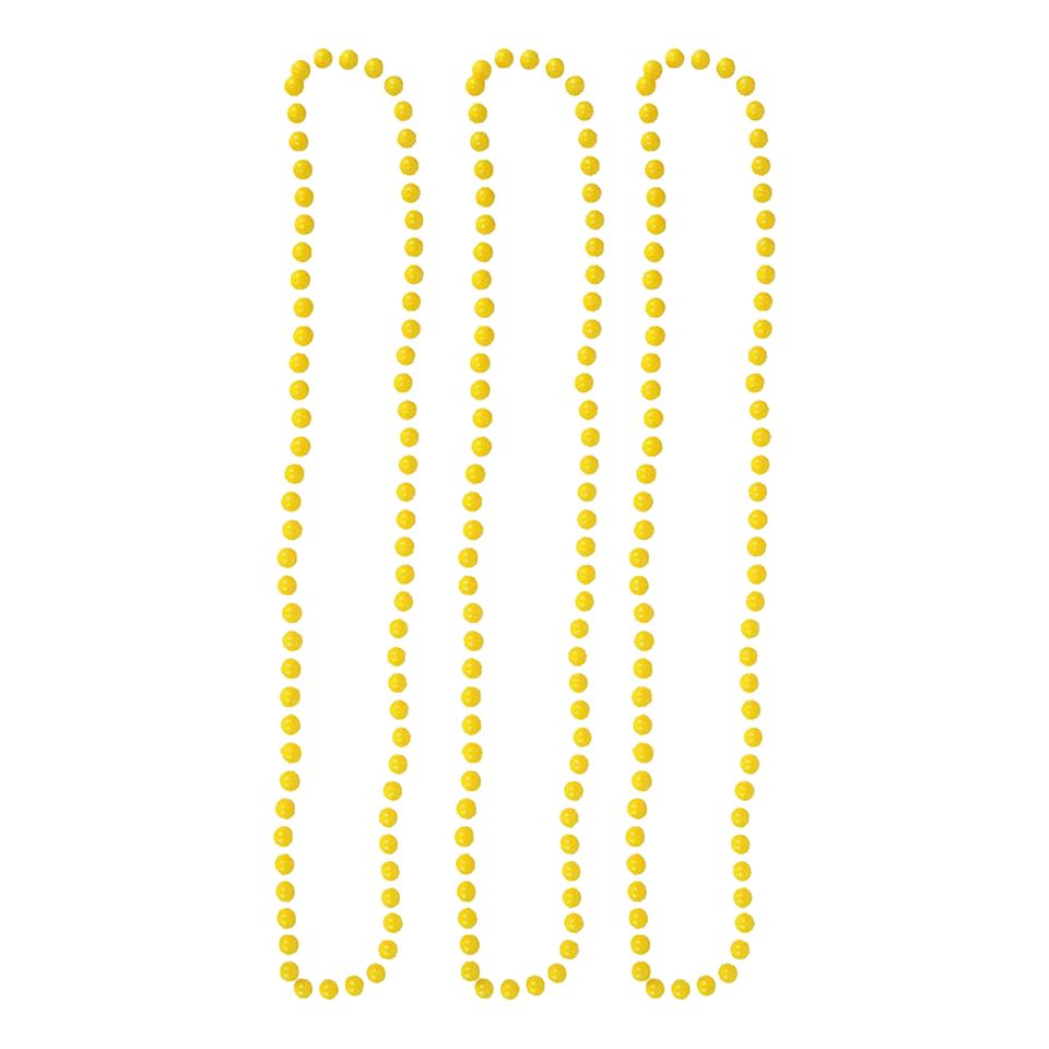 Pärlhalsband Självlysande Gul - 3-pack från ESPA