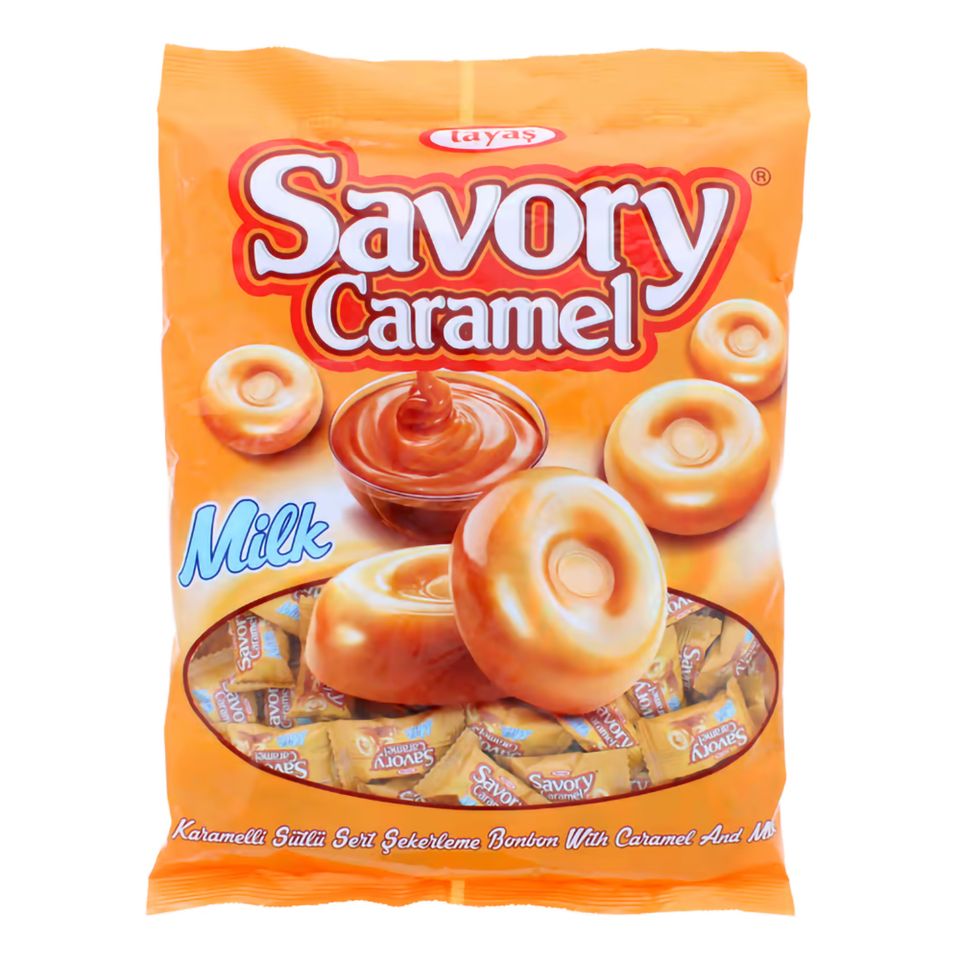 Savory Milk Caramel Storpack - 1 kg från ERT Godis Bulk